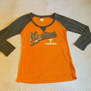 Creative Apparel Tennessee Vols Shirt Orange and Gray Long Sleeve Tee